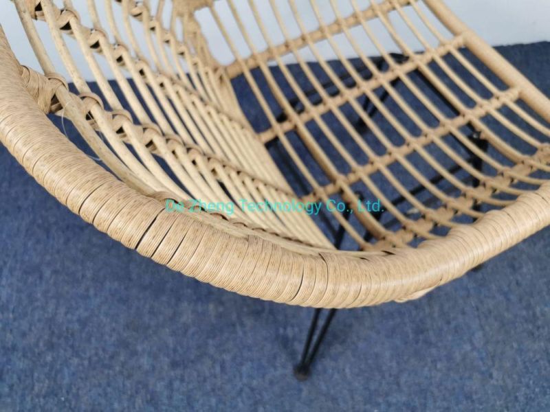 China Latest Leisure Waterproof Bistro Terrace Forest Round Rattan Outdoor Furniture Chair