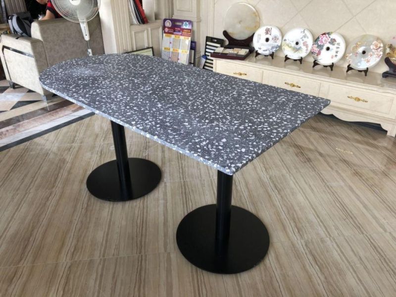 Restaurant Furniture Square Artifical Marble Dining Table Top