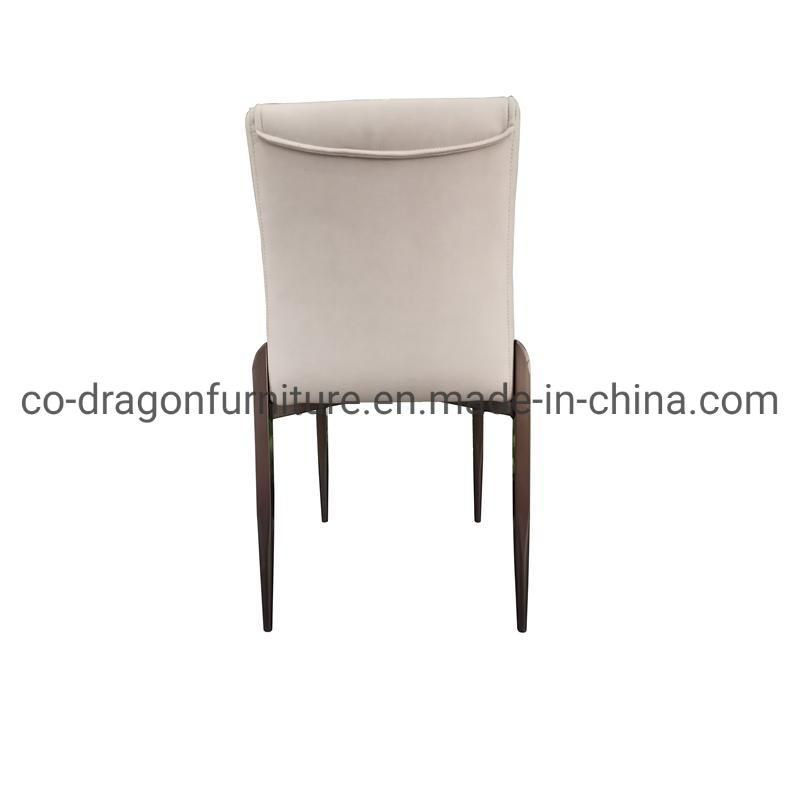 Modern Wholesale Dining Chair with Steel Legs for Home Furniture