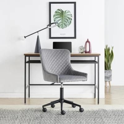 Home Office Task Desk Computer Adjustable Grey Lumbar Support Office Chair