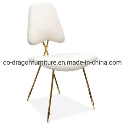 Fashion Italian Stainless Steel Velvet Dining Chair for Wedding Furniture