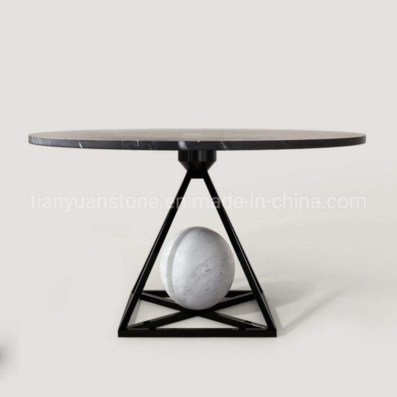 Hotel Dining Furniture Modern Marble Table Top Dinner Table