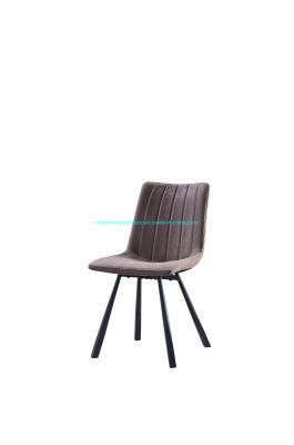 Fashipnable Kd Legs with More Loading Ablility Metal Chair with Special Fabric