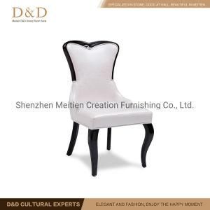 New Design PU Wood Leg Dining Chair for Sale