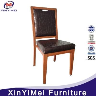 Stacking Wood Imitation Upholstered Chair (XYM-H163)