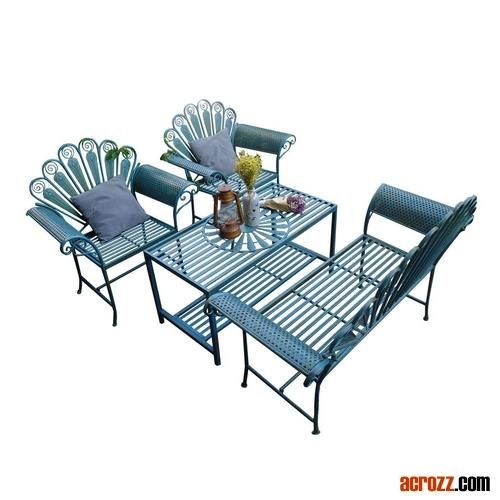 Popular Design Hot Sale Outdoor Furniture Garden Metal Furntiure Factory Wholesale Iron Patio Garden Furniture Lounge Chair