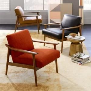 Modern Living Room Wood Frame Leisure Chair (C720-10)