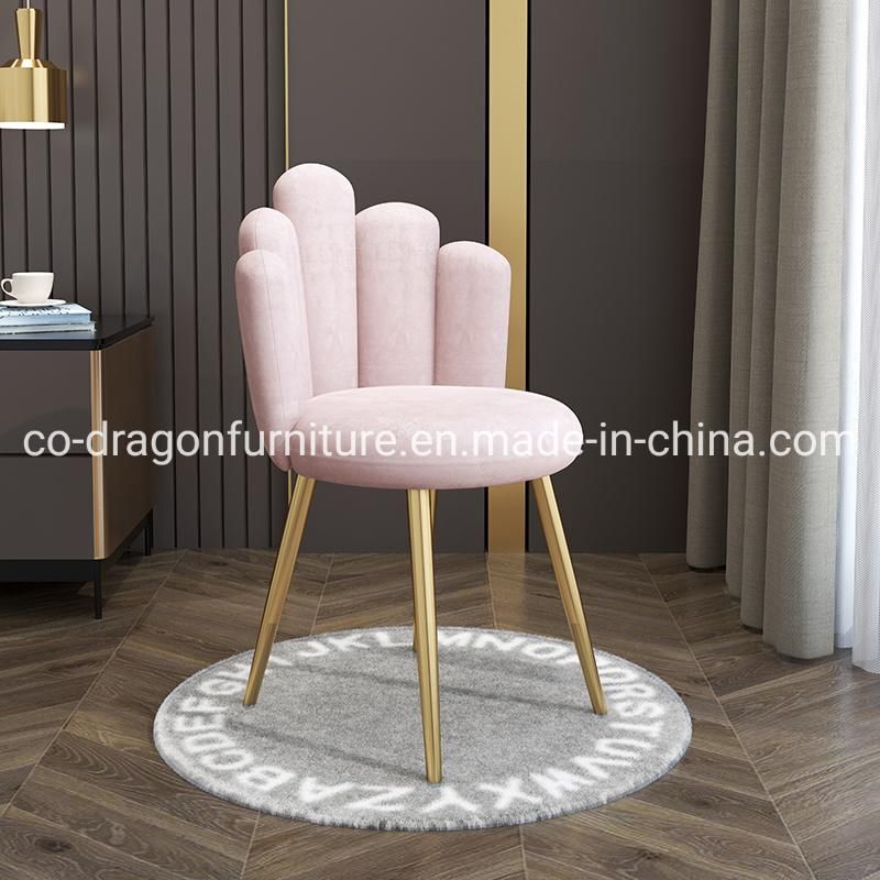 Fashion Wholesale Metal Dressing Chair with Fabric for Dining Furniture