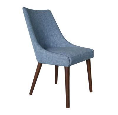 Fixed Soft Seat Dining Chair Modern Wooden Office Chair