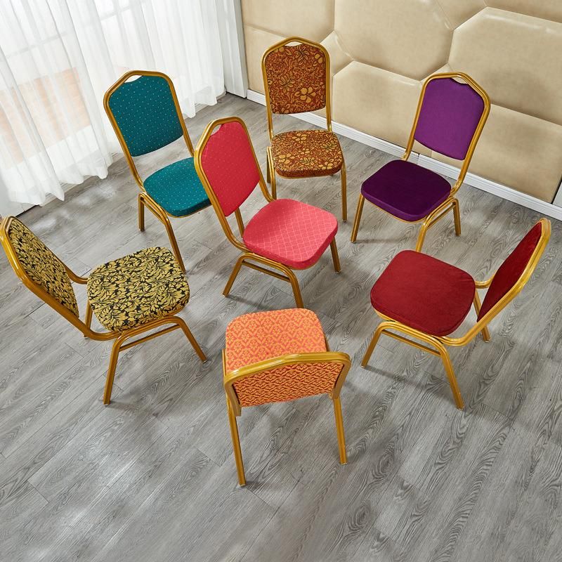 Cheap Price Furniture Factory Metal Dining Party Silla Banquet Chair