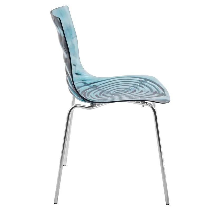 High Quality Custom Transparent Acrylic Dining Chair Clear Acrylic Rocking Chair