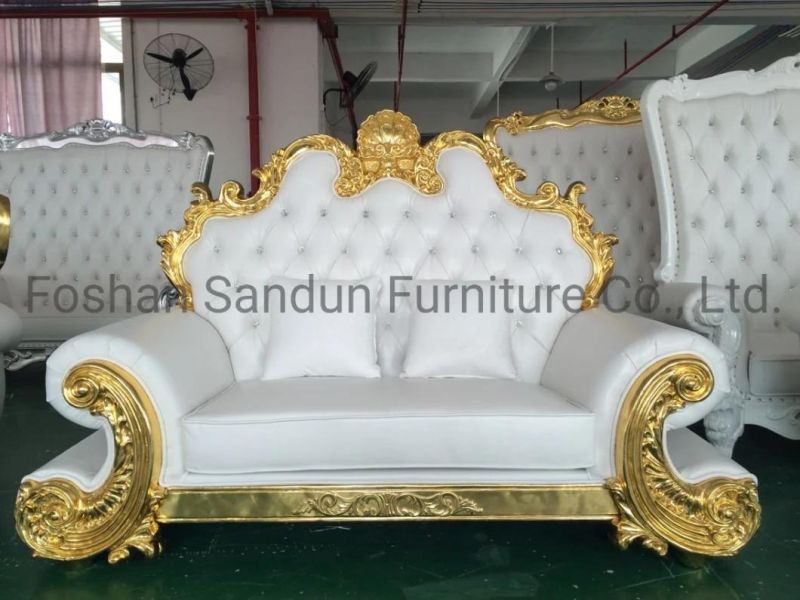 Modern Living Room Furniture Comfortable Solid Wood Sofa for Wedding