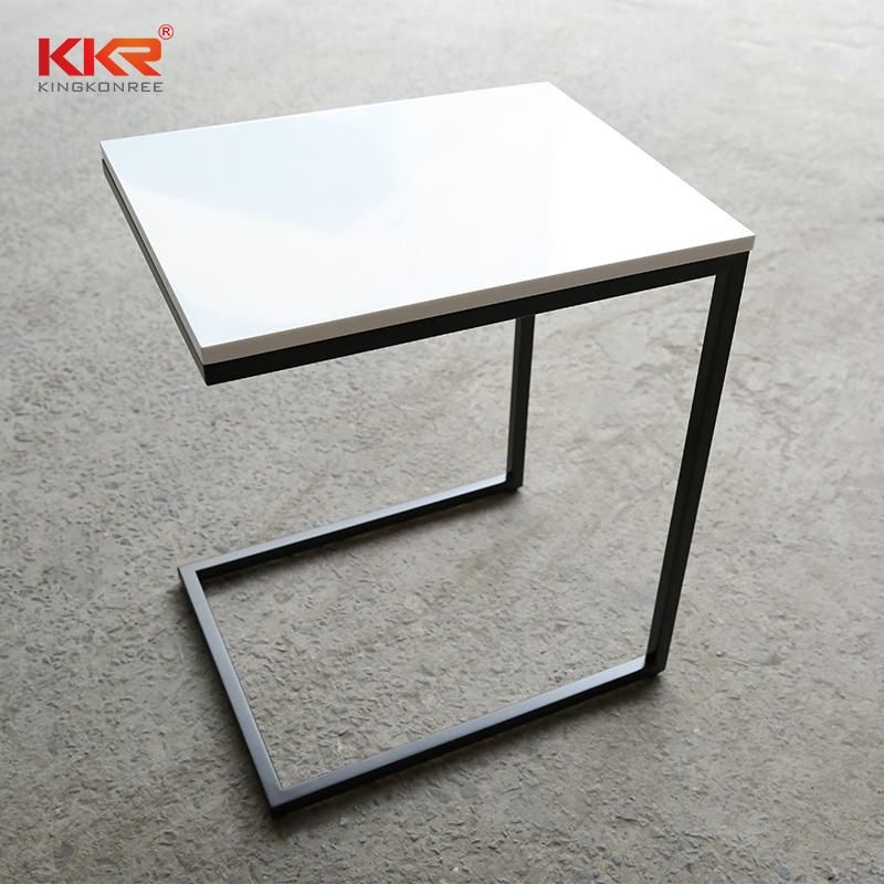 Bedroom Furniture Coffee End Table Solid Surface Stone Side Table