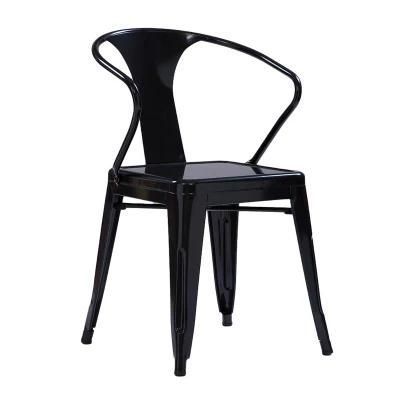 Hot Sale Colorful Vintage High Back Metal Furniture Metal Chair