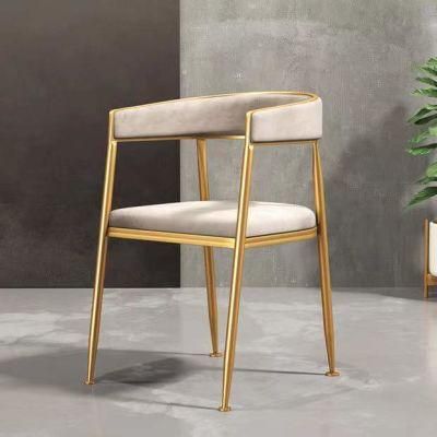 Italian Leather Hotel Furniture Modern Green Velvet Dining Dining Chair