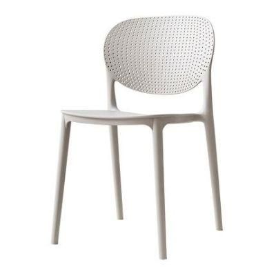 Scandinavian Plastic Chair Recycled Days End Chairs for Young Adults PP Restaurant Cafe Slatted Ceremony Empilable