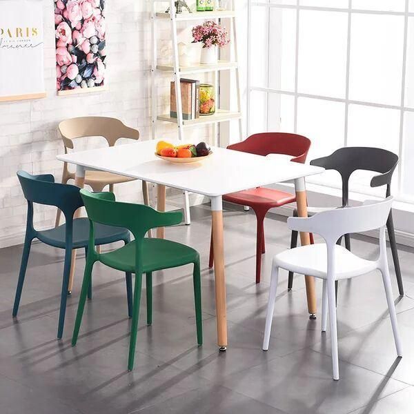 China Factory Cheap Wholesale Plastic Chairs Restaurant Modern Dining Chair for Cafe Hotel