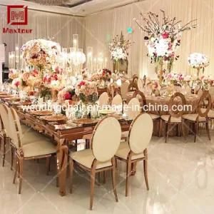 Foshan Factory Price Restaurant Furniture PU Banquet Metal Dining Chair