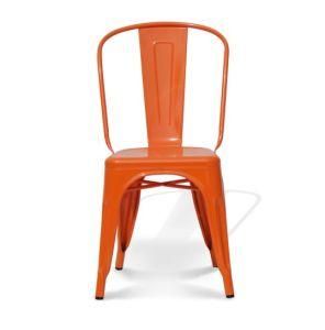 618-St Replica Tolix Chair in Orange Color