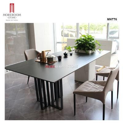 Wholesale China Factory Full Body Rectangle Vitrified Big Slab Porcelain Tiles Dining Table