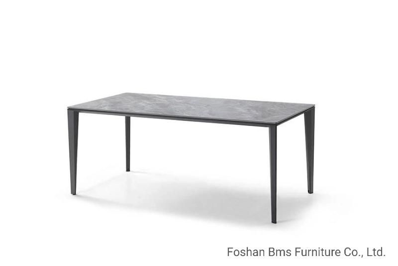 Sleek Modern Contemporary Ceramic Top Dining Table