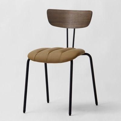 Kvj-9032 New Design Metal Leg Dining Chair