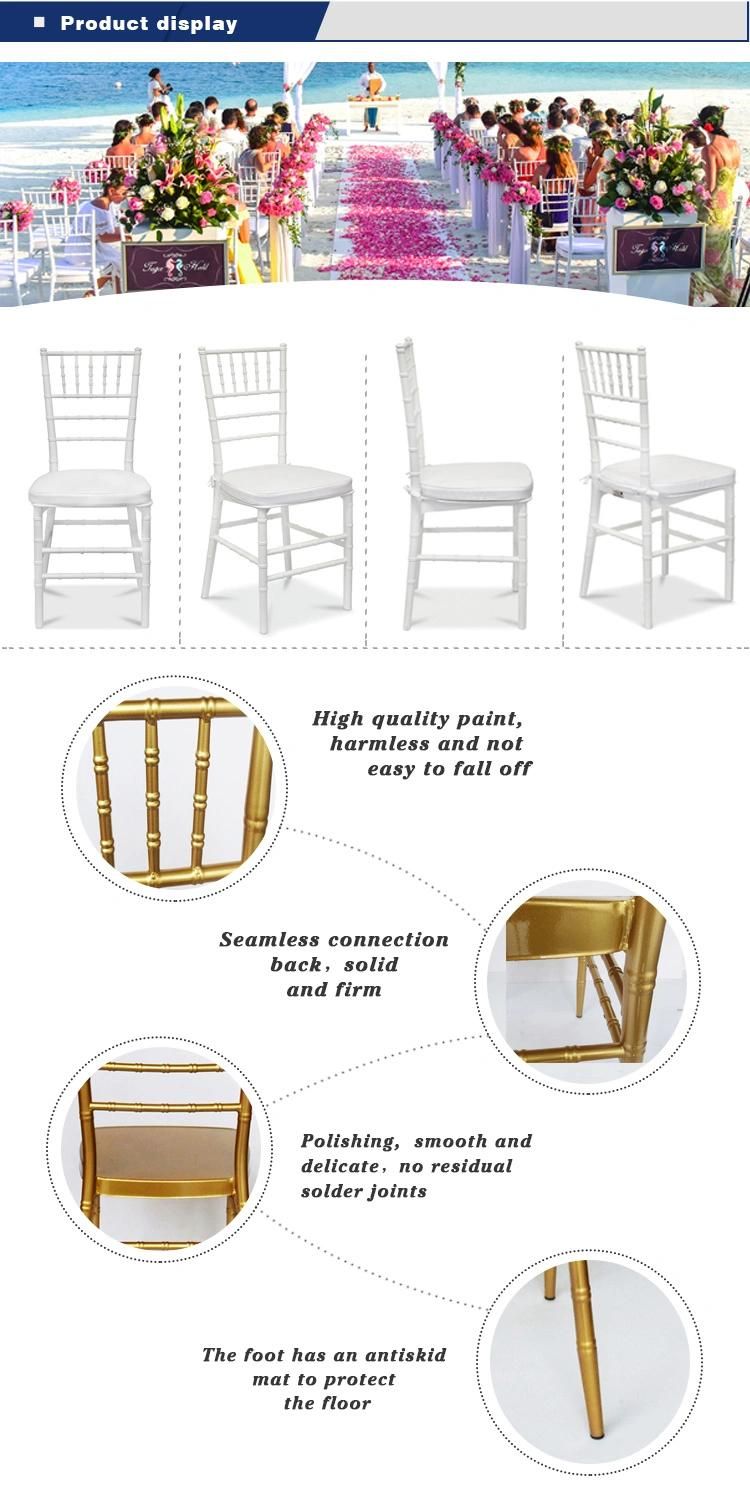 2020 Modern Wedding Chiavari Wholesale Iron Tiffany Chair