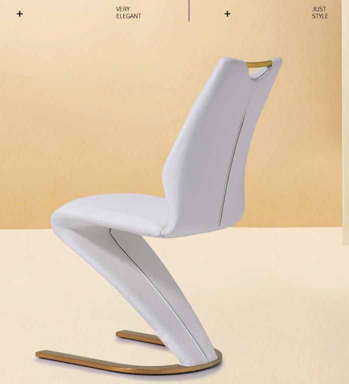 Z Shape Home Furniture Dining Chair with U Shape Supporting
