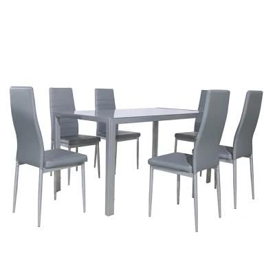 Popular Design for Four-Seater Dining Table and Chair Set