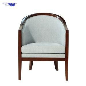 High Quality Luxury Modern Wood Legs Leather Dining Chair Single Chair