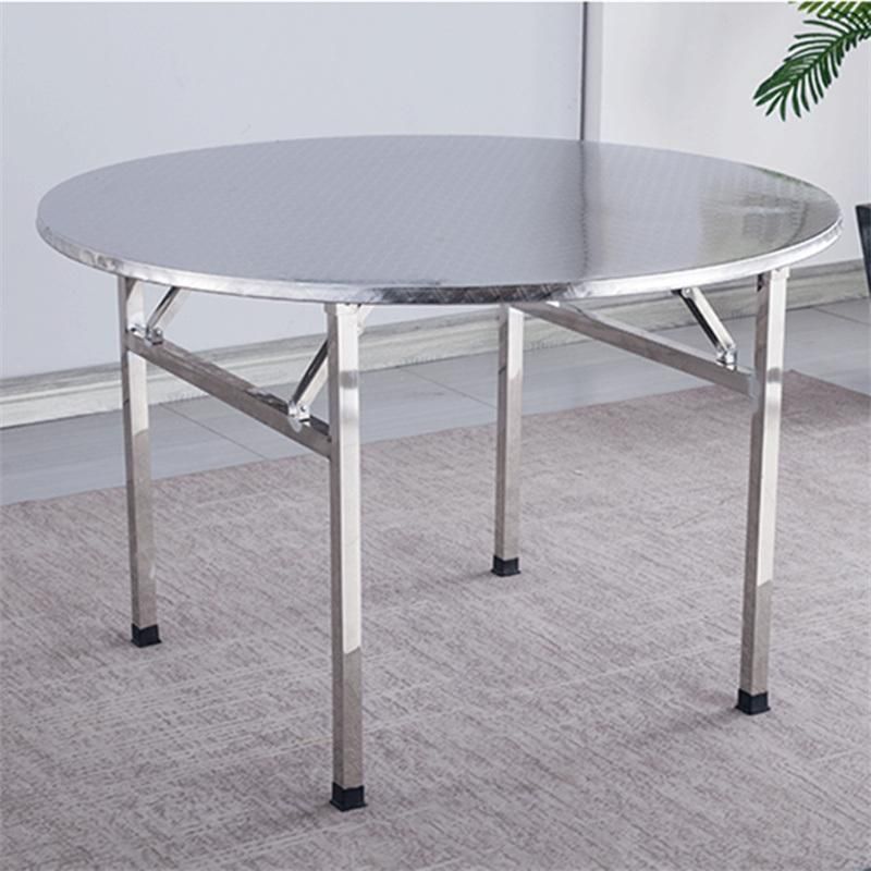 Hot Sales Foldable Round Stainless Steel Table