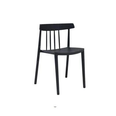 Modern Plastic Chair with Armrest Household Dining Chair