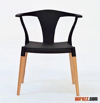 Classic Wood Dining Room Furniture Wishbone Plastic Chair