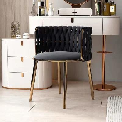 Velvet Upholstered Modern Dining Room Chair for Restaurant Dining Chair