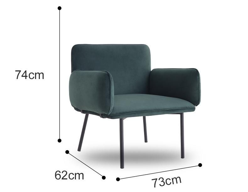 High Quality Restaurant Chair Home Living Room Furniture New Design Luxury Modern Golden Frame Velvet Dining Chairs