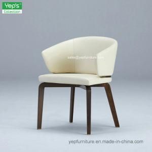 Modern Upholstered Leather Dining Chair Comfortable Armchair (YC541)