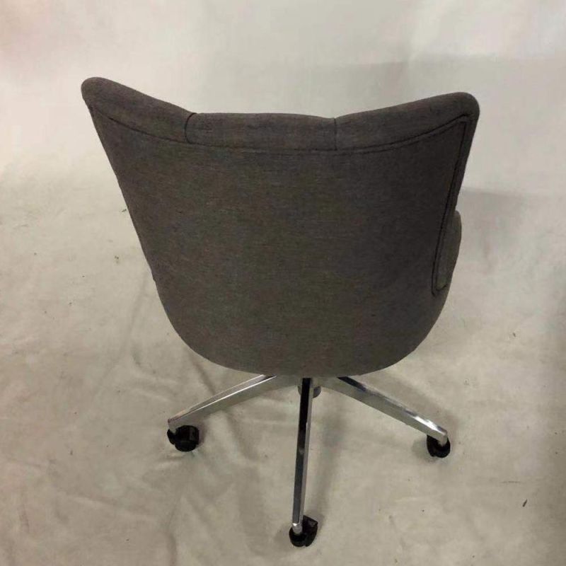 Wholesale High Back Ergonomic Office Chair Upholstered Swivel Arm Chair