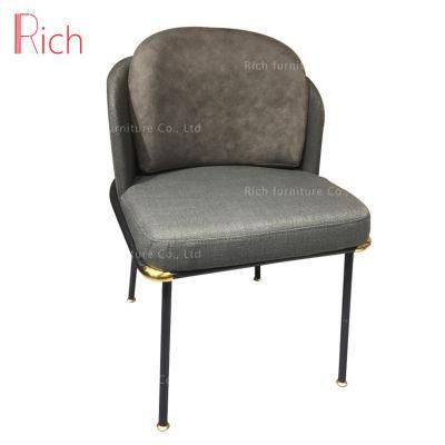 Modern Restaurant Hotel Armchair Leisure Velvet Fabric Furniture Dining Room Chair