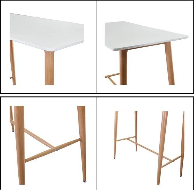 Wholesale MDF Top Wood Leg Long Bar Table High Bar Table Wood Bar Tables