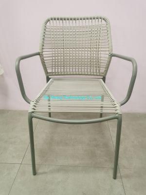 Wholesale Price Aluminum PE Rattan Handcraft Dining Sets 4 Chairs Patio Garden Rattan Modern Balcony Furniture Outdoor