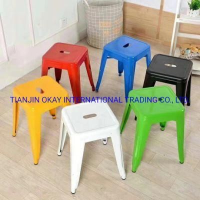 Wholesale Stackable Industrial Bar Stool Metal Dining Chairs for Cafe Tolix Chair
