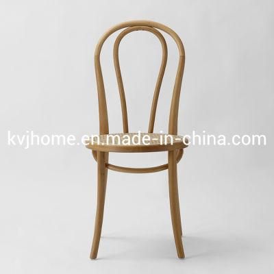 Kvj-6046b Solid Wood Rattan Cane Seat Thonet Bentwood Chair