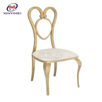 Hotel Furniture Wedding Metal Restaurant Events Stainless Steel Dining Chair