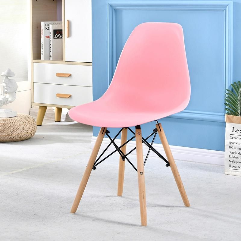 Sillas Comedor Minimalist Modern Home Furnitures Bright Polypropylene White Dining Chair