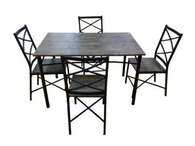 Home Restaurant Use Custom Production Wooden Desktop Outdoor Dining Table