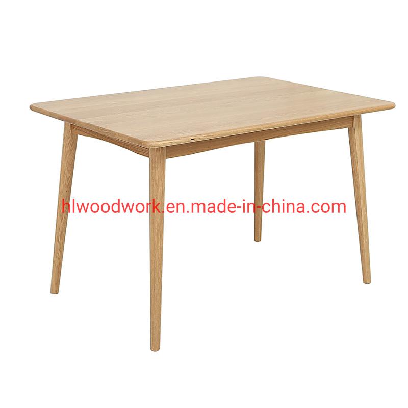 Large Rectangular Oak Wood Dining Table Dining Room Furniture/Home Furniture/Chair and Table Set/Table Furniture/Table for Studying Round Legs Dining Table