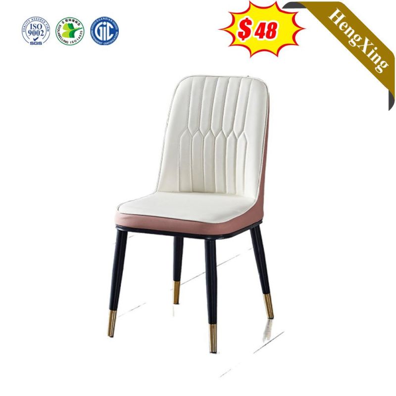 Fancy Latest Contracted Fashion Modern High Back Restaurant White Dining Chair