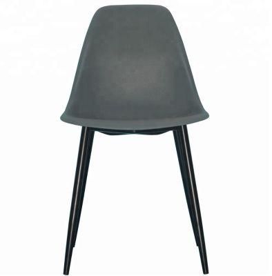 Fashionable Morden Bistro Restaurant Fabric Dining Metal Chair