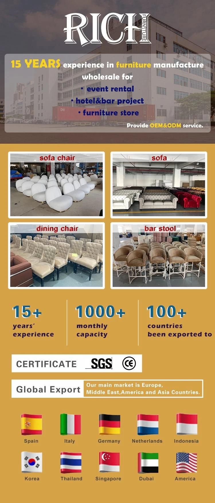 Commercial Restaurants and Cafe Chairs Hotel Used Modern Dinner Chairs for Dining Faux Leather Dining Chairs