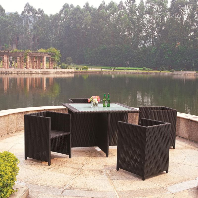 Modern Best Seller Rattan Square Restaurant Dining Furniture Buffet Table